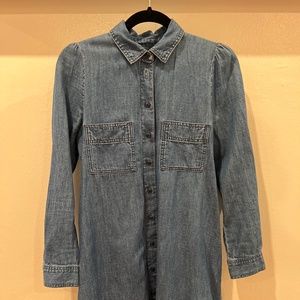 Madewell Denim Shirt Dress Size XS